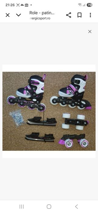 Role 3in1 Spartan mărimea 30-33