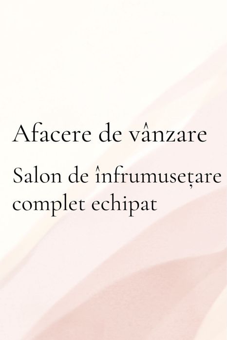 Afacere de vanzare