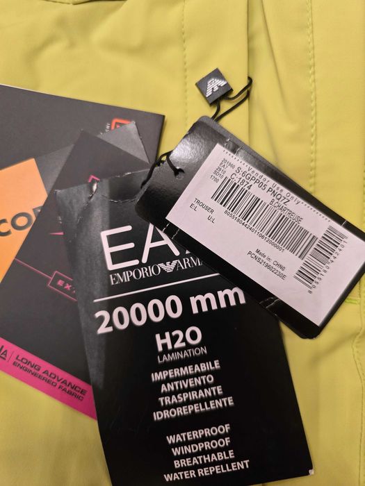 Оригинален мъжки ски панталон EA7 Emporio Armani (нов, размер L)
