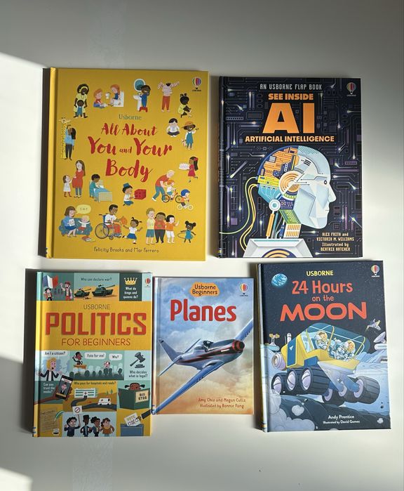 Cărți Usborne NOI - 3D, muzicale, tactile, cu clapete  - eng & ro