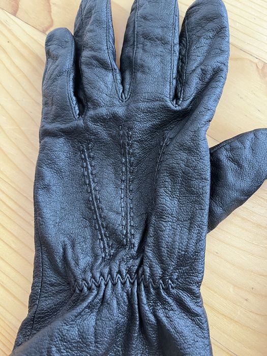 Ръкавици от естествена кожа и вълна