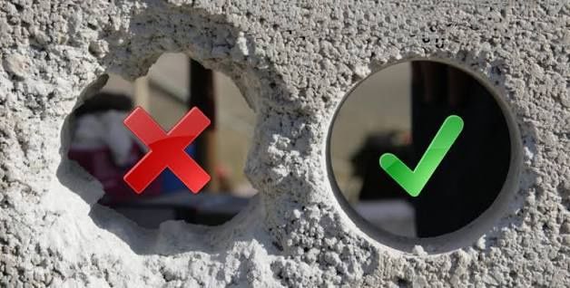 Алмазное сверление отверстий