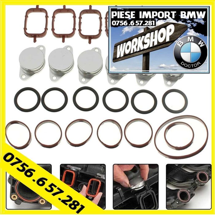 Set 4 - 6 Dopuri 22 33mm Anulare clapete Galerie Admisie BMW M47 M57