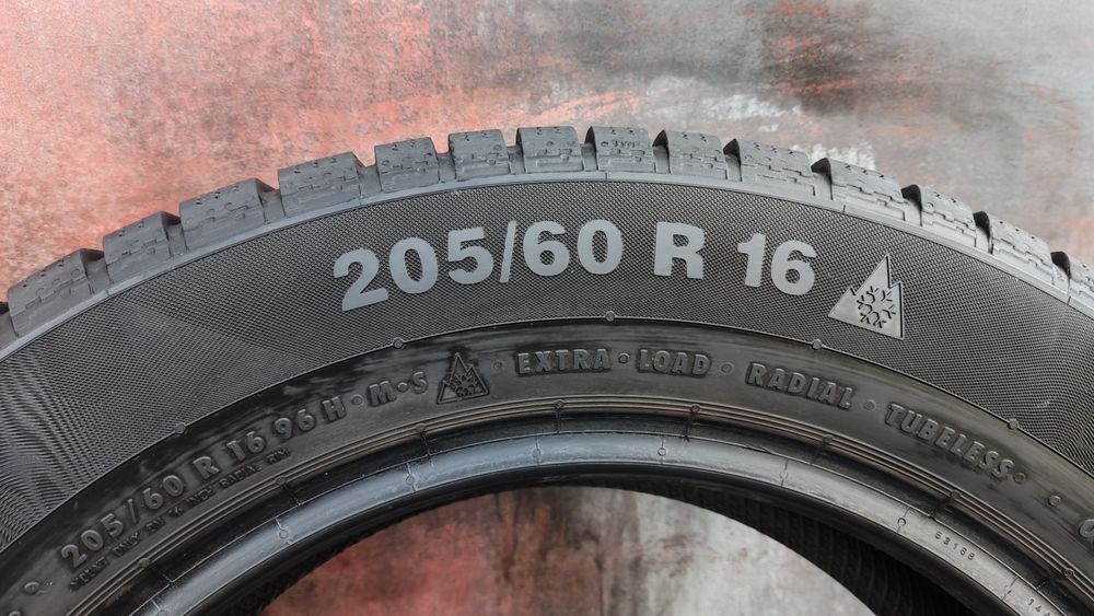 2бр. зимни гуми 205/60/16 Continental Winter Contact 
dot23
7mm