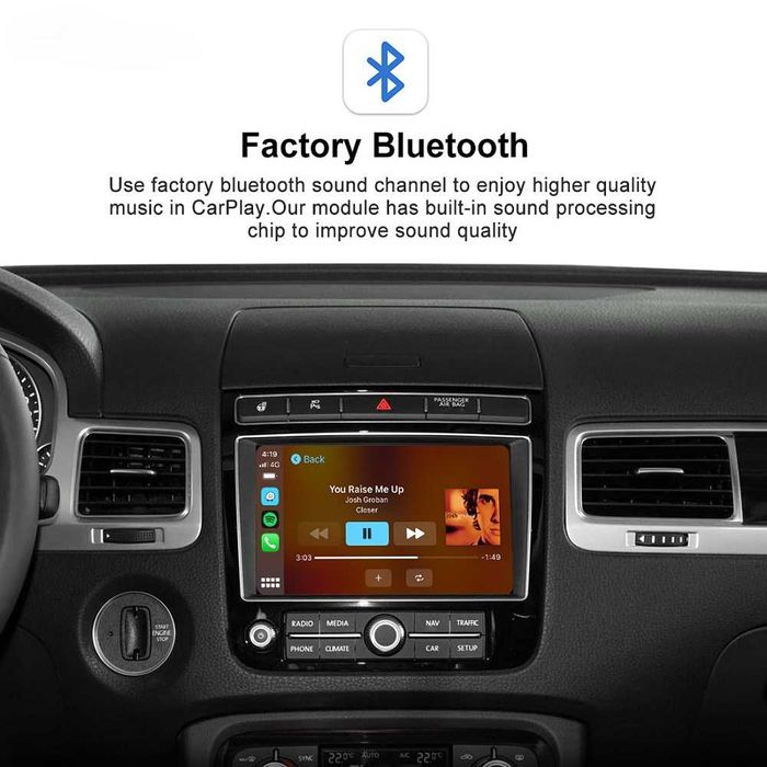 Interfata Apple CarPlay Android auto wireless Volkswagen TOUAREG 7P