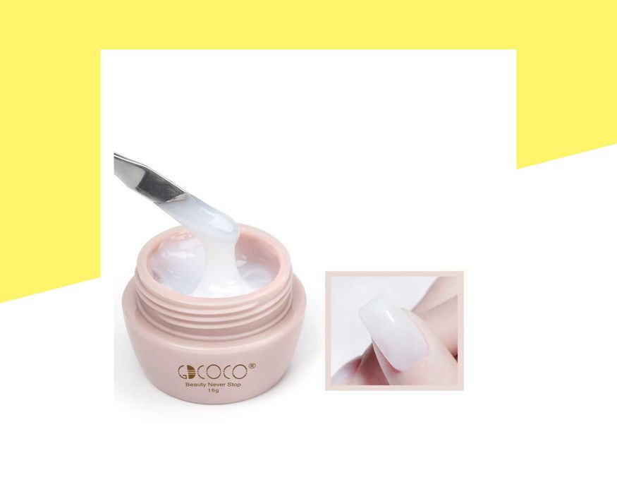 Гел за изграждане Thick Extension Gel GDCOCO–15мл,прозрачен, млечнобял