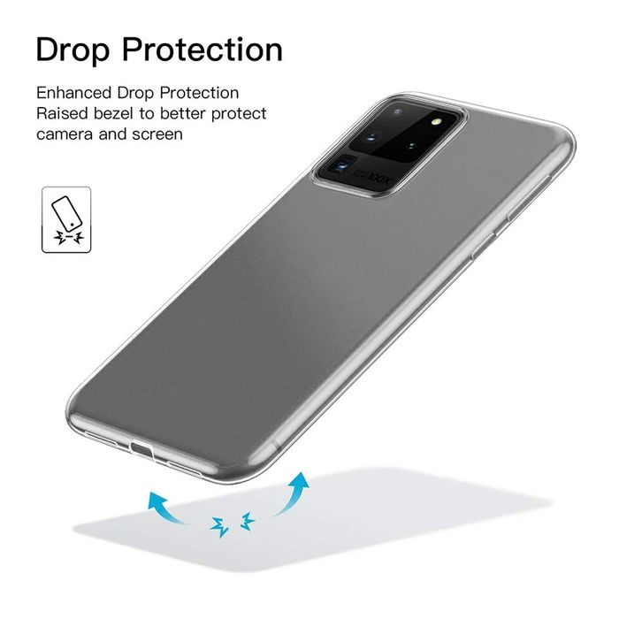 Силиконов 360° Градуса Кейс за Samsung Galaxy S20 S20+ A51 A71 Ultra