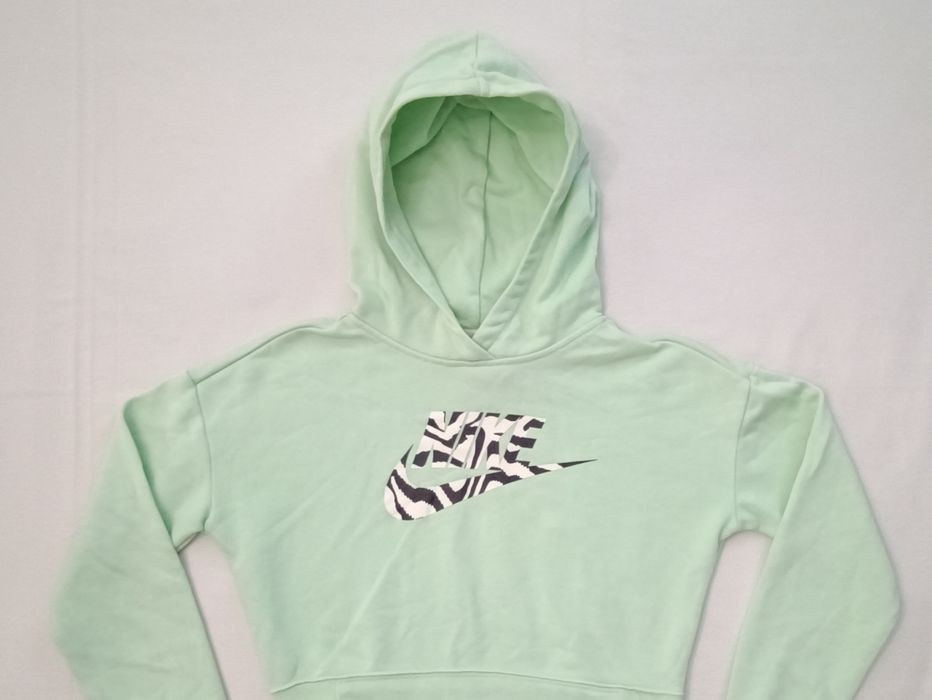 Nike NSW Cropped Hoodie оригинално горнище ръст 137-146см Найк суичър
