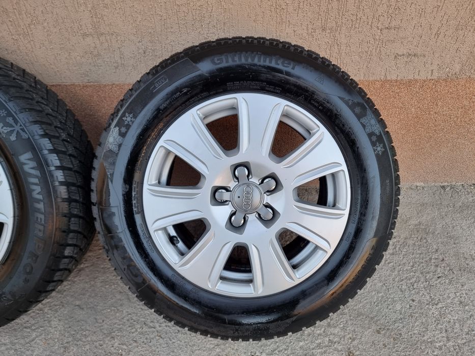 Оригинални Алуминиеви Джанти AUDI 16'цола със зимни гуми