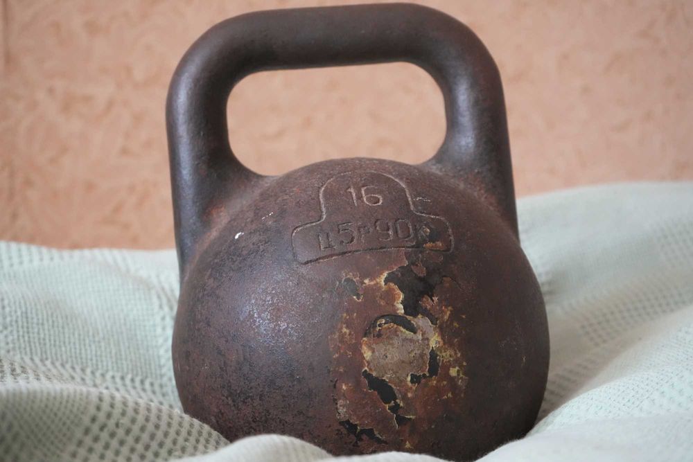 Гиря 16 кг советская