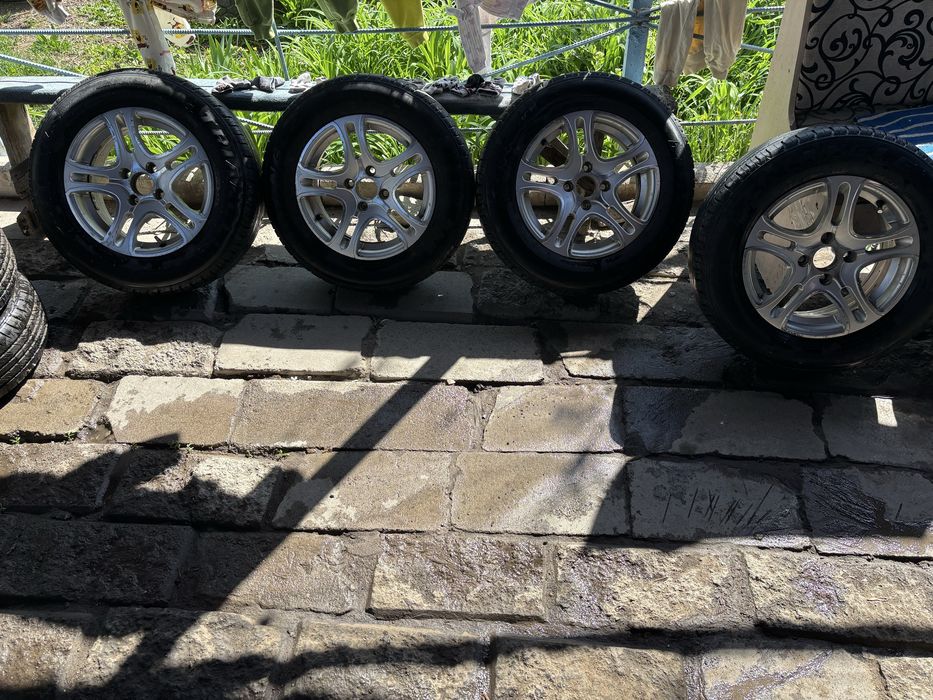 Титановые диски с шинами  14 размер