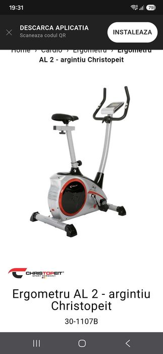 Bicicleta fitness medicinala Christopeit AL 2