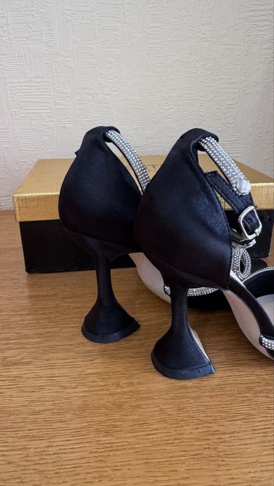 Вечерные туфли черные, Mach&Mach, 35 размер