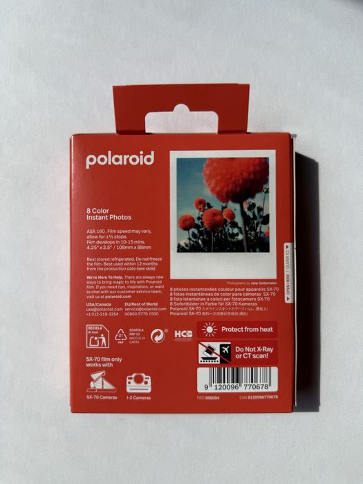 Film Polaroid SX-70 - Sigilat si fresh (04/2026)