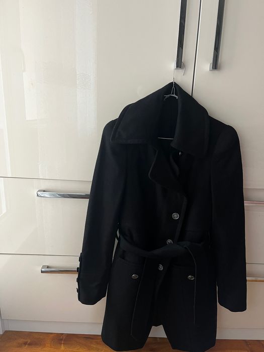 Черно дамско палто