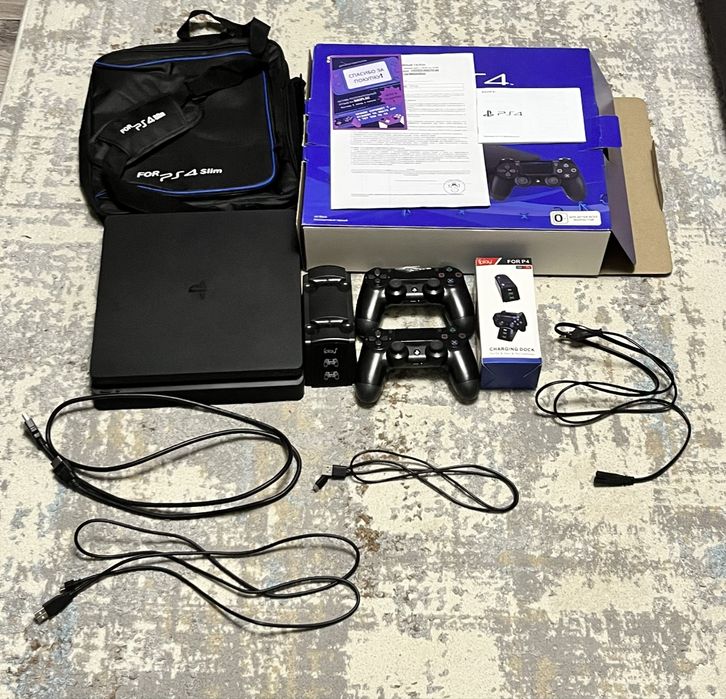 Ps 4 Slim в подарок 4 игры/есть обмен на разные позиции /