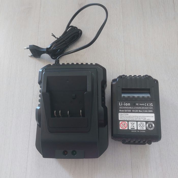[НОВО] Мощен Комплект 18V 5.0Ah Батерия + Зарядно за Bosch Professional (Синя серия)