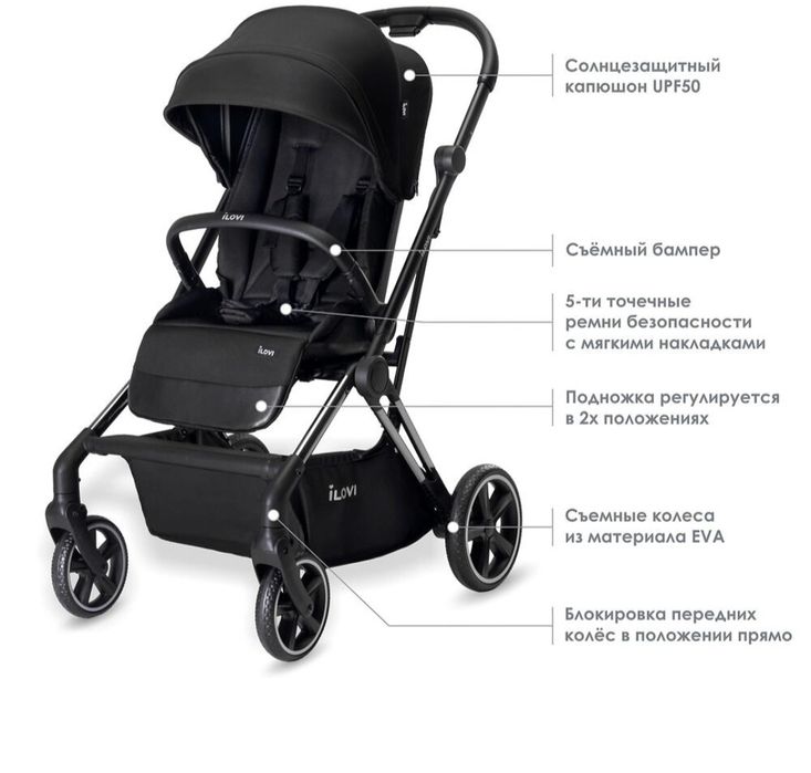 Коляска Ilovi 2 в 1