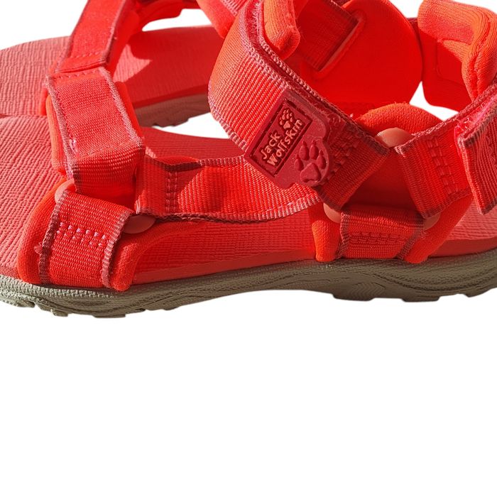 Sandale 29-30 Jack Wolfskin, Seven Seas 3 K, corai, pentru fete