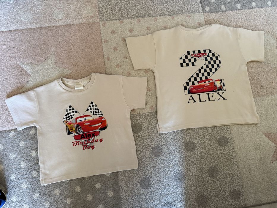 Персонализирана тениска Birthday Alex 2 , Zara