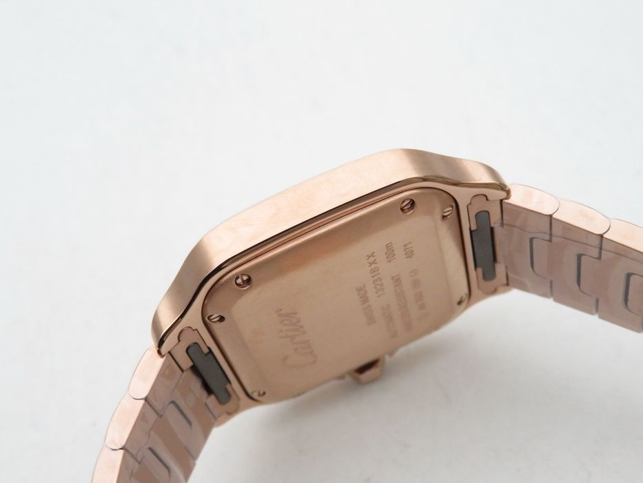 Cartier Santos de Cartier 35mm дамски - розово злато - автоматичен - QC снимки