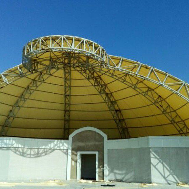 Баннер тент установки