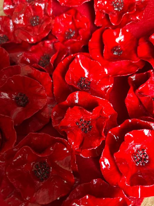 Flori de Mac Broșă