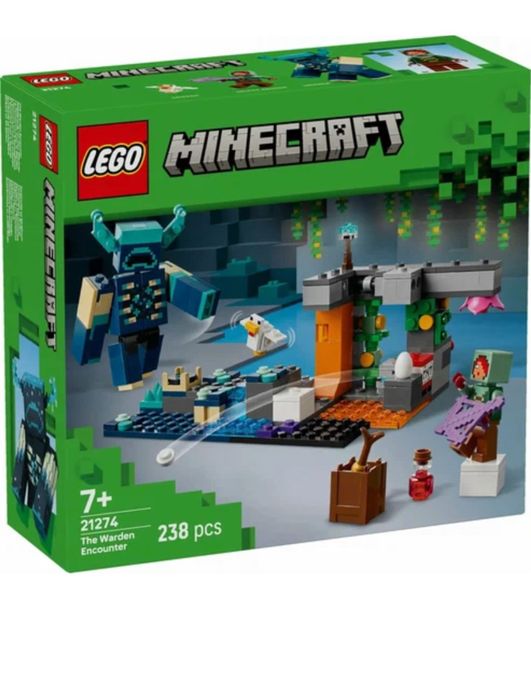 LEGO Minecraft The Warden Encounter