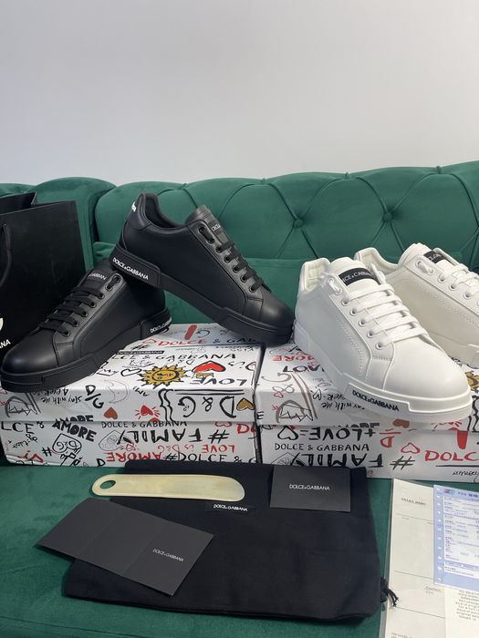 Adidasi Dolce Gabbana piele naturala 100% Full Box colectie noua