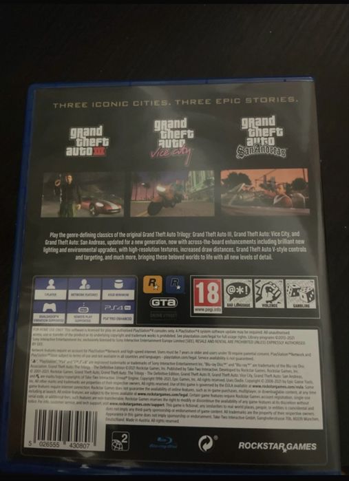 CD pentru ps4 grand theft auto