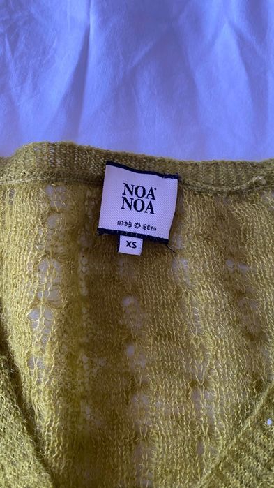 Sacou H&M și pulover cropped Noa noa