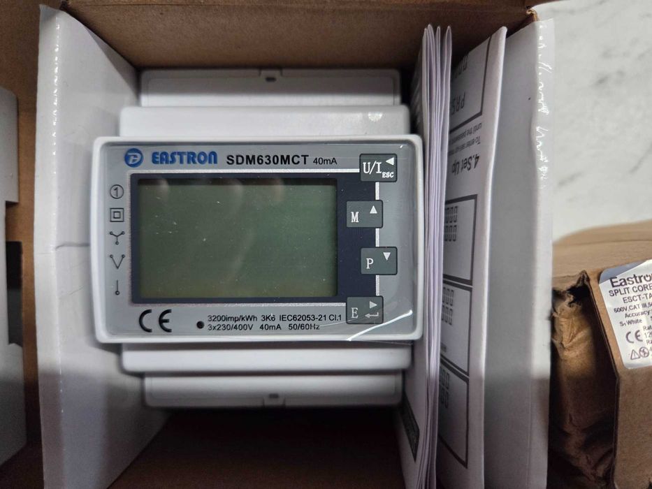 Smart Meter Eastron SDM630MCT V2 Modbus - Nou la cutie