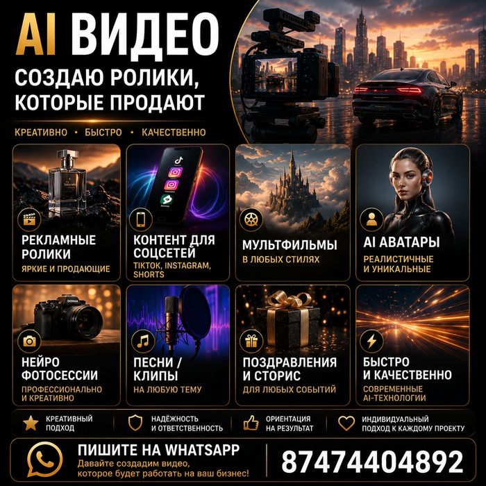 Создание ИИ видео