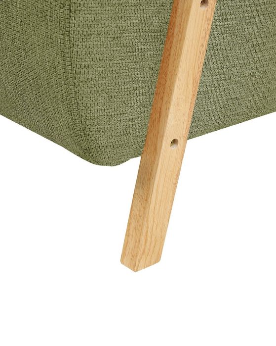 Fotoliu din textil cu cotiere, Beliani