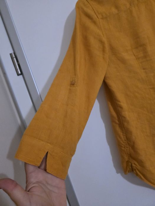 Ленена риза шафрановожълта