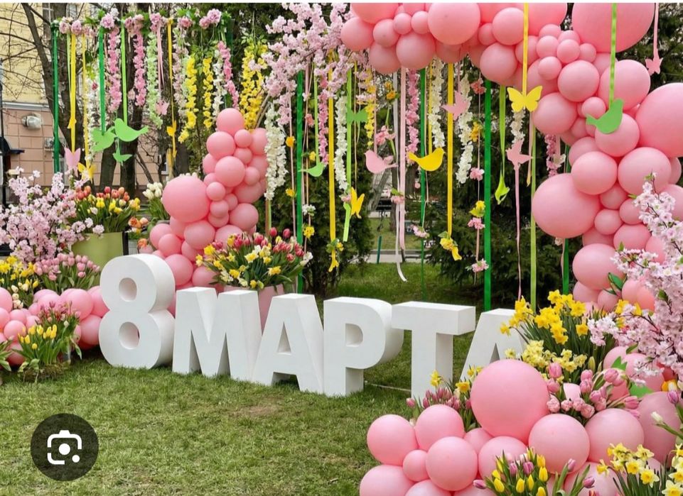 Оформление на 8 марта