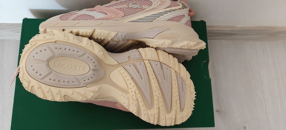 Sneakers Lacoste originali noi nr 40 damă chunky roz