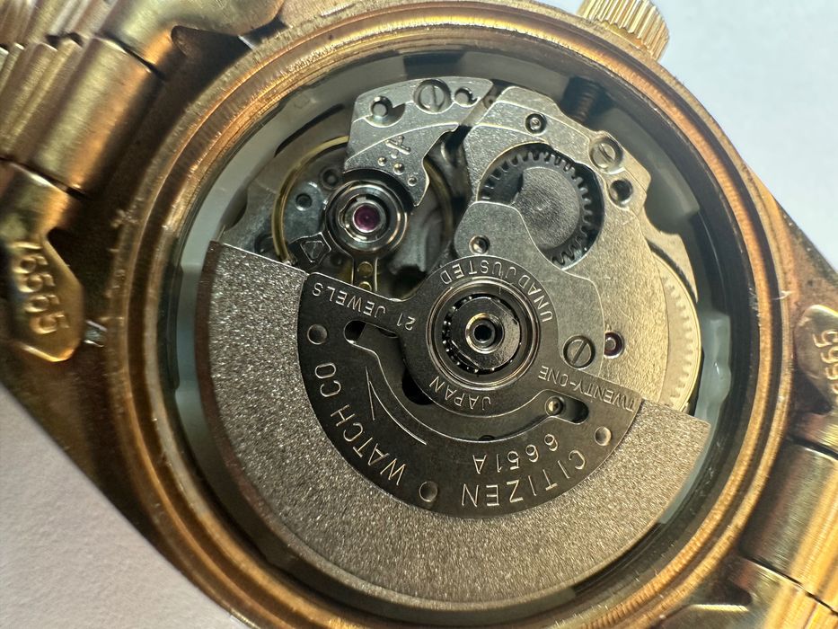 Citizen automatic 21 jewels позлата.
