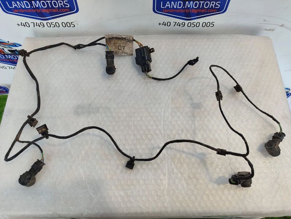 INSTALATIE + SENZORI PARCARE BARA SPATE JAGUAR XF LAND ROVER FREELANDER 2 VOLVO / COD OEM 6W83-15K859-CA / 7G92-15K868-AD / 30678342 2006-2015