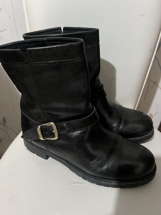 Сапоги кожаные Nursace