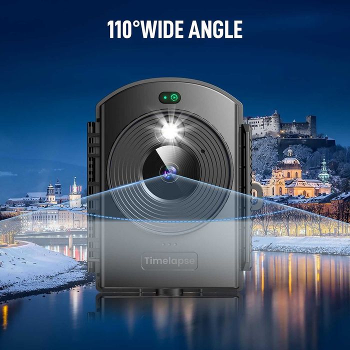 Time-lapse камера с инфрачервено позициониране и LED светлина