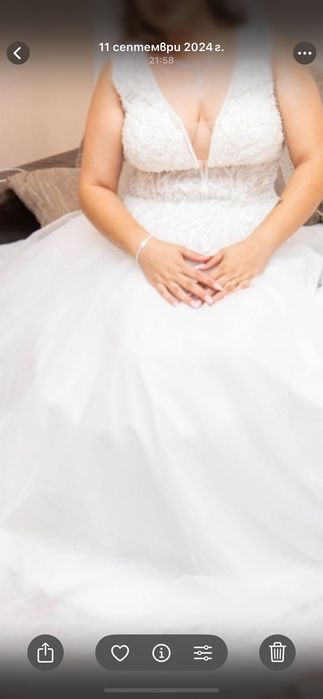 Булчинска рокля размер 44