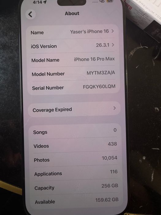 iPhone 16 Pro Max 256GB | Impecabil | 93% Battery | MagSafe OK | Citeste