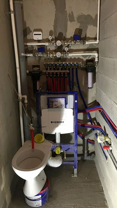 Сантехнические работы "Под ключ".Отопление, водоснабжение, тёплые полы