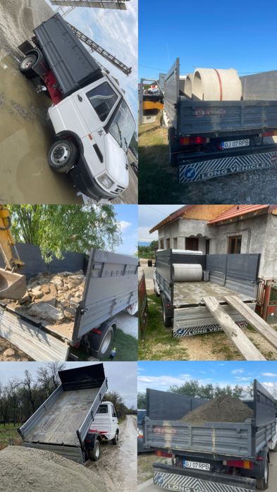 Aduc la comanda agregate balastiera nisip-sort-balast,materiale constructii,diverse,lemne etc