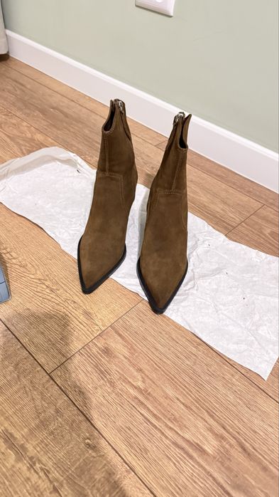 Казачки. Сапоги. Нубук