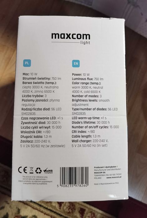 Lampa Birou Led Iepuras Albastru