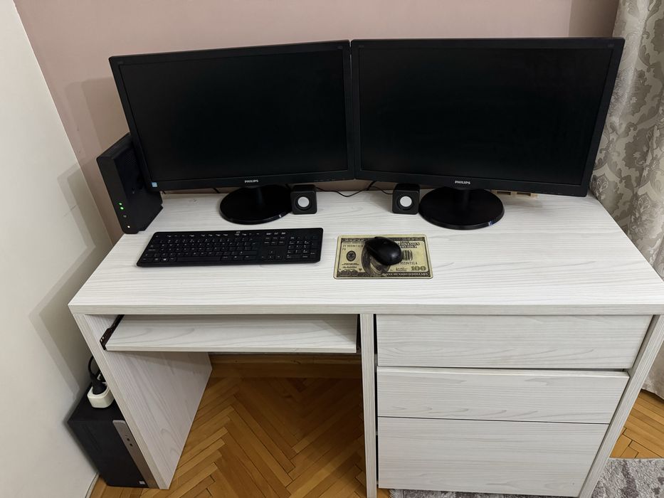 PC Complet HP cu 2 Monitoare Phillips