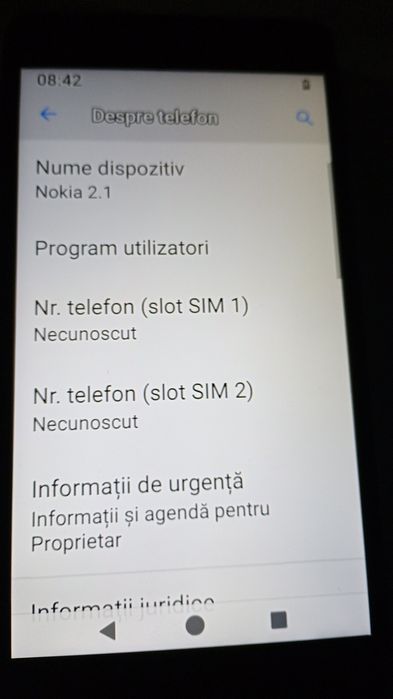 Vând telefonul Nokia 2.1,putin folosit, preț 250lei.perfect pentru utilizarea zilnică și activități uzuale