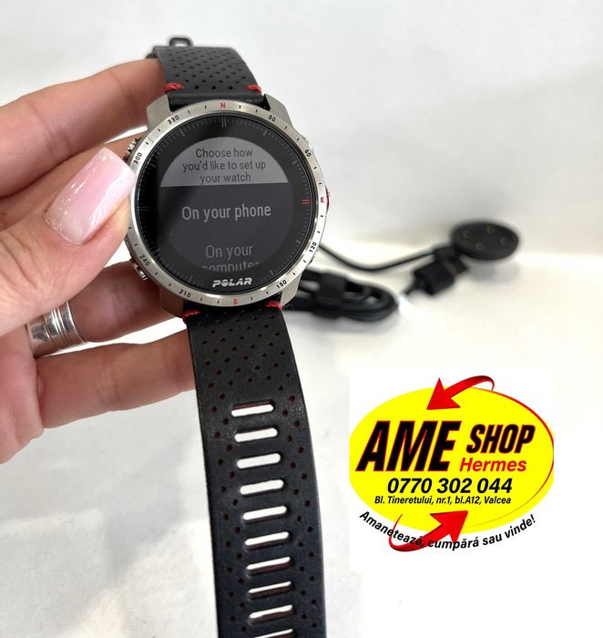 Smartwatch Polar Grit X Pro Titan, NOU!